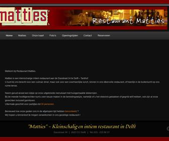 Restaurant Matties V.O.F.