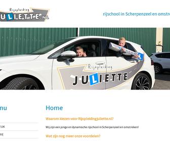 http://www.rijopleidingjuliette.nl