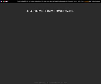 Ro-home Timmerwerk B.V.