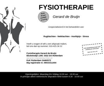 Fysiotherapie Gerard de Bruijn