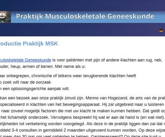 Practice Musculoskeletal Medicine Groningen