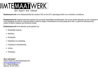 http://www.ruimtemaatwerk.nl