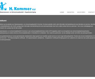 Glazenwassers- en Schoonm.bedr. H. Kommer B.V.