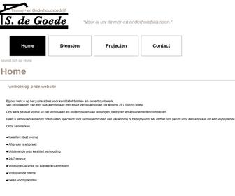 Timmer- en Onderhoudsbedrijf S. de Goede