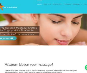 Therapeutische Massage en Shiatsu praktijk Tina Venter
