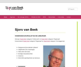 Sjors van Beek - Onderzoek & Reportages