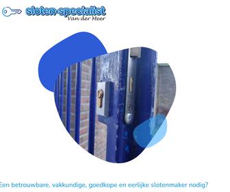 Sloten-specialist Van der Meer