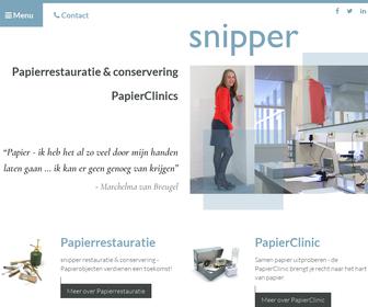 snipper restauratie-papier-clinics