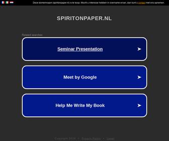 http://www.spiritonpaper.nl