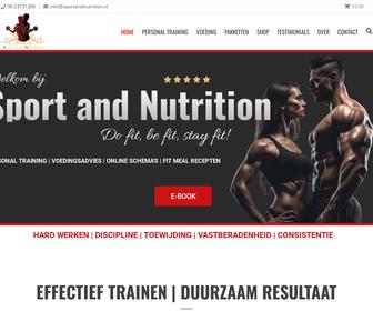 Sport and Nutrition