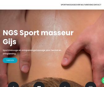 Sportmasseur Gijs