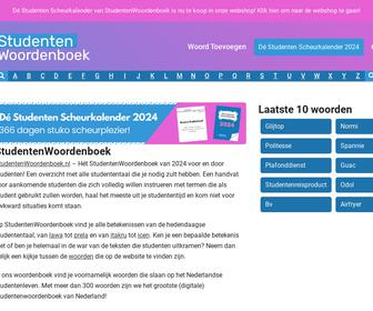http://studentenwoordenboek.nl