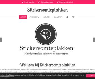 http://www.stickersomteplakken.nl