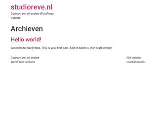 http://www.studioreve.nl