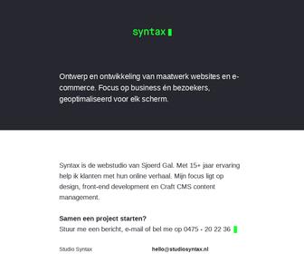 https://www.studiosyntax.nl