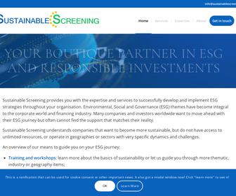 Sustainable Screening