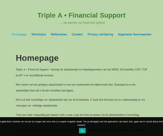 Triple A - Financial Support
