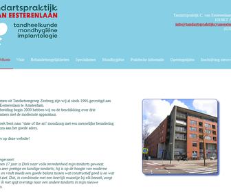 http://www.tandartspraktijkcvaneesterenlaan.nl