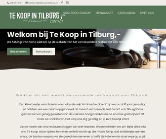 Restaurant Te Koop in Tilburg,-
