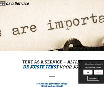 Text as a Service