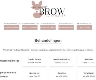 http://www.thebrowtherapist.nl