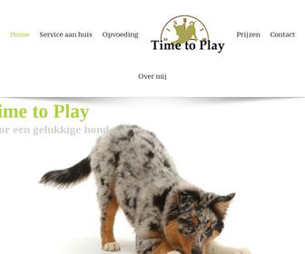 Hondenservice Time to Play, speeltijd of opvoedtijd voor de hond