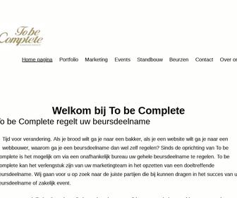 http://www.tobecomplete.nl