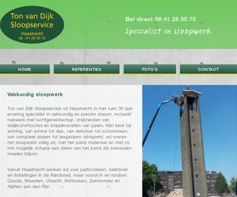 http://www.tonvandijksloopservice.nl