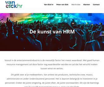 Peter van Eick HR en Projectmanagement