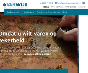 Van Wijk Jachtexpertise en Taxatiebureau Pleziervaartuig.