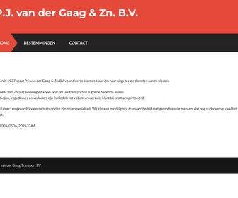 Transportbedr. P.J. van der Gaag & Zn. B.V.