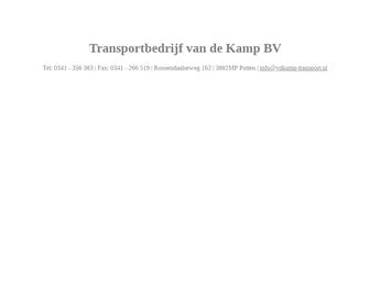 http://vdkamp-transport.nl/