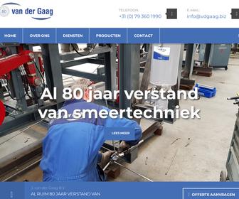 Apparatenbouw Hogedruksmering J. van der Gaag B.V.