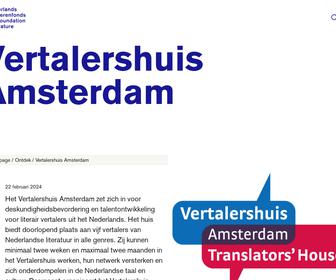 http://www.vertalershuis.nl