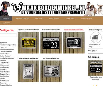 http://www.waakbordenwinkel.nl