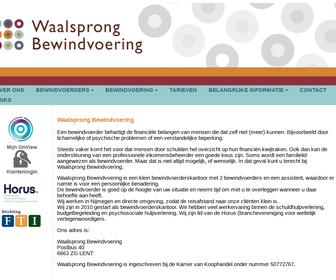 Waalsprong Bewindvoering B. Peet