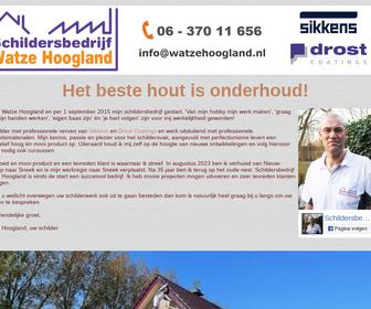 Schildersbedrijf Watze Hoogland