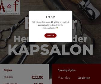 A&F Barber heren/ kinderkapsalon