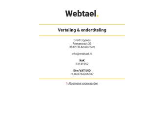 http://www.webtael.nl