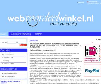 http://www.webvoordeelwinkel.nl