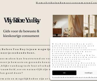 http://www.whybeforeyoubuy.nl