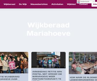 http://www.wijkberaadmariahoeve.nl