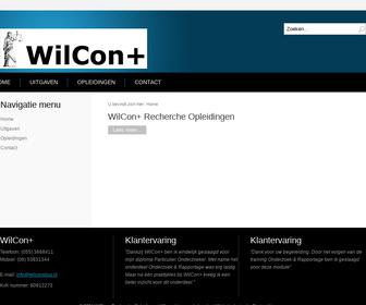 WilCon+ Recherche opleidingen