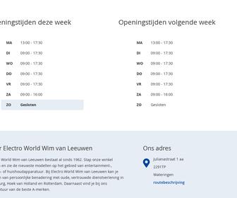 Electro World Wim van Leeuwen B.V.