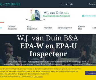 W.J. van Duin B&A