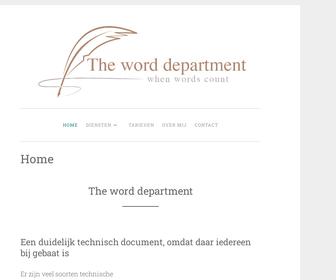 http://www.worddepartment.nl