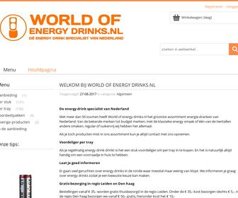 World of energy drinks