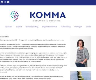 Komma, supervisie en coaching
