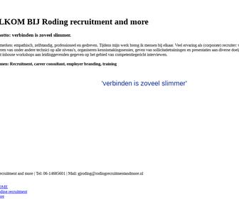 http://Www.rodingrecruitmentandmore.nl