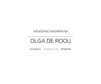 Zang en taalpraktijk Olga de Rooij